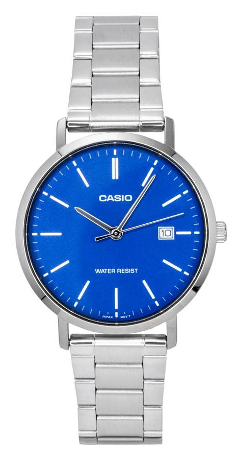 Casio Men's Stainless Steel Watch (MTP-VT05D-2E)