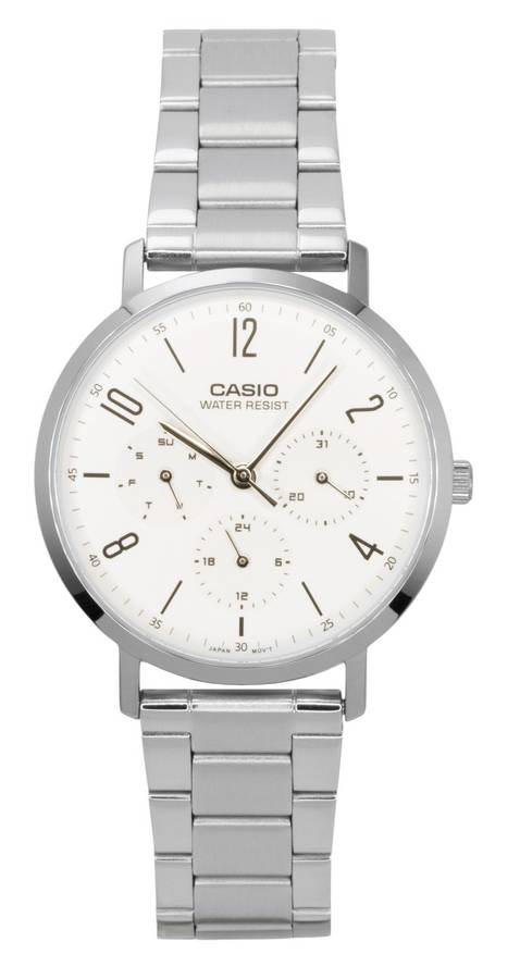 Casio Men's Stainless Steel Watch (MTP-VT06D-7B)