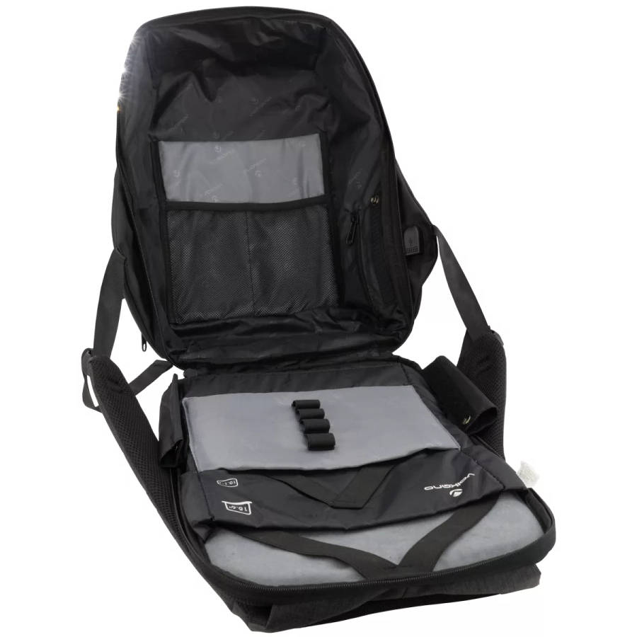 Volkano Smart Deux 15.6-inch Notebook Backpack Black