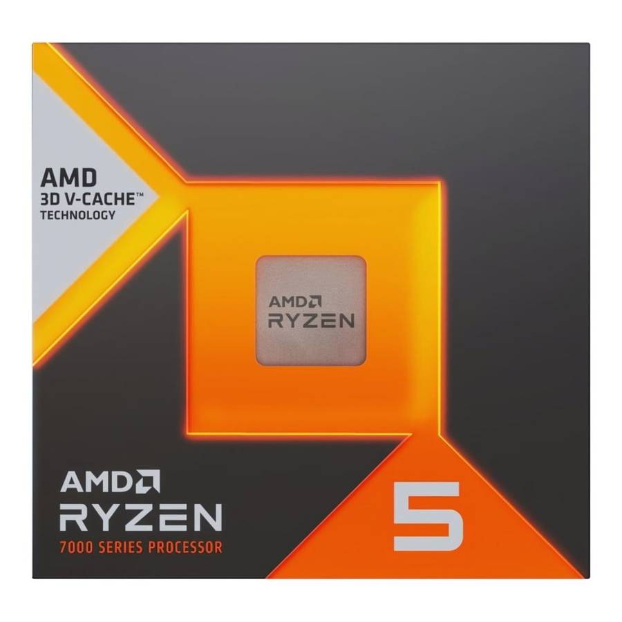 AMD Ryzen 5 7500X3D CPU - AMD Ryzen 5 6-Core 4GHz Socket AM5 Processor
