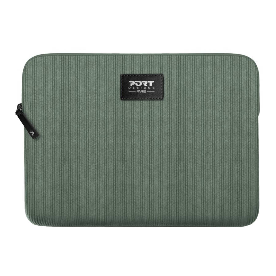 Port Designs Milano II Eco 13/14" Universal Laptop Sleeve - Sage Green