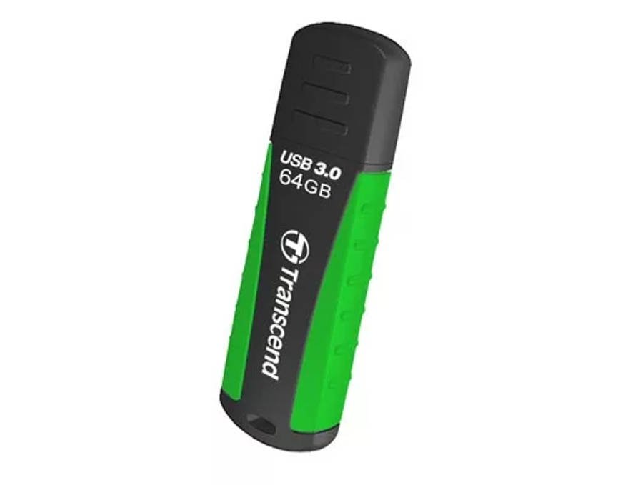 Transcend JetFlash 810 64GB Green USB 3.2 Gen 1 Type-A Black and USB Flash Drive