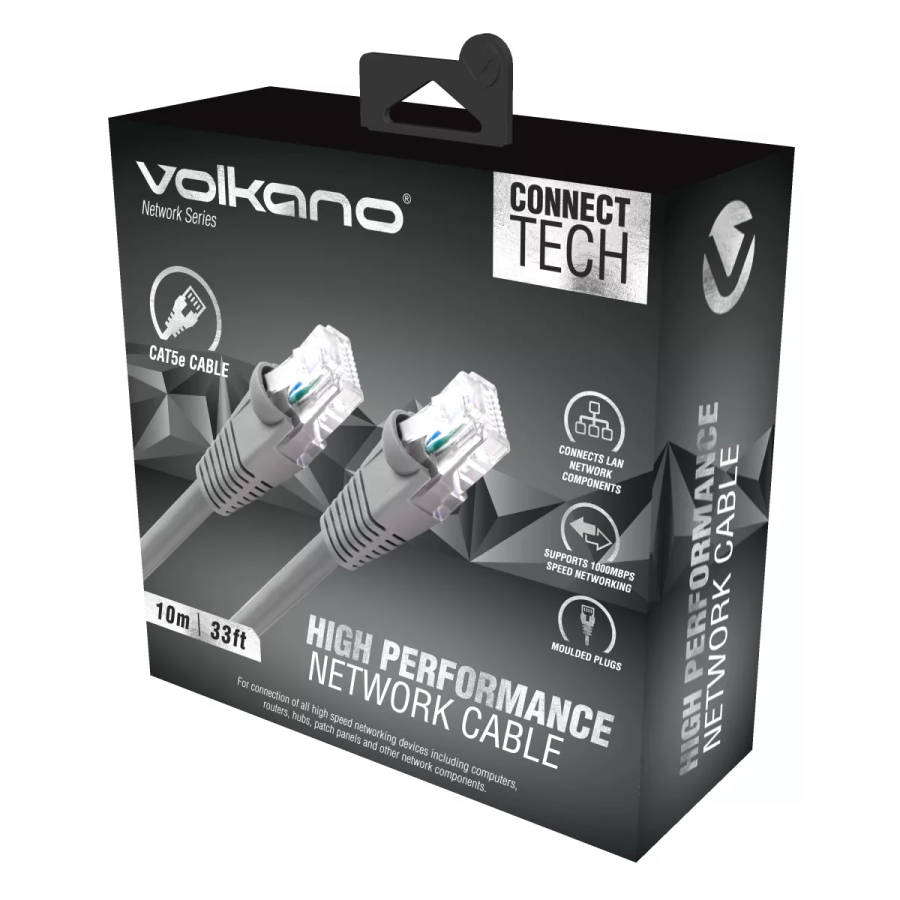 Volkano Network Series CAT5 Network Cable 10m