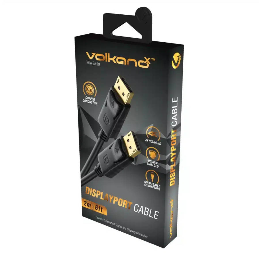 VolkanoX View Series DisplayPort Cable 2m