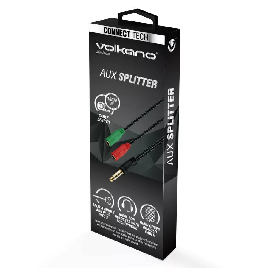 Volkano Unity Series 4 Poleplug AUX Splitter