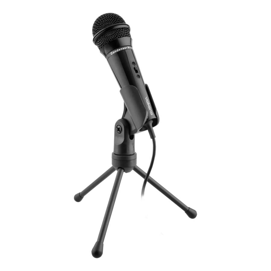 Volkano Stream Vocal Microphone with tripod Aux