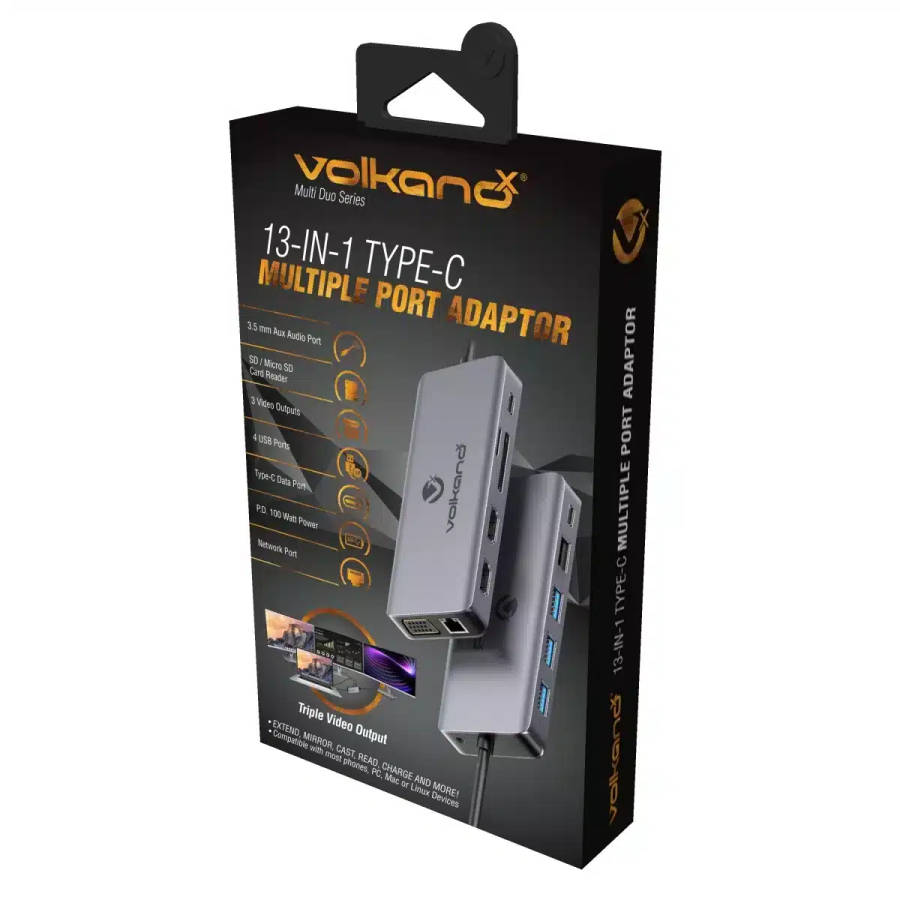 Volkano Core Multi Duo Series 13-in-1 Hub
