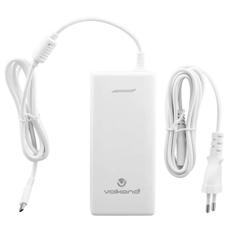 VolkanoX Power Pro 100W Type-C P.D. Charger White