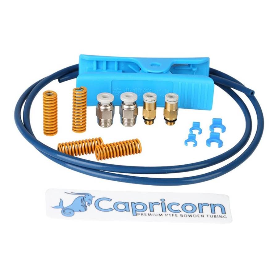 Creality 3D Capricorn Teflon Tube with Pneumatic Fittings Kit