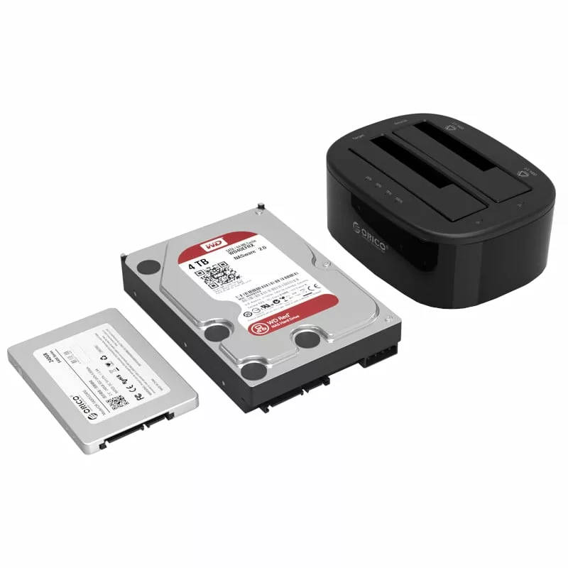 ORICO 2 Bay 2.5" / 3.5" USB3.0 HDD|SSD Standalone Clone Dock - Black