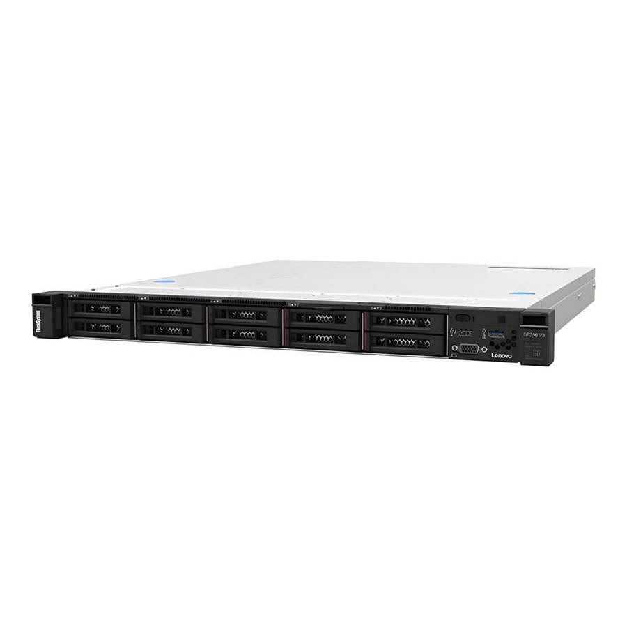 Lenovo ThinkSystem SR250 V3 1U Rack Server - Intel Xeon E-2468 32GB RAM 2 x 960GB SSD 800W
