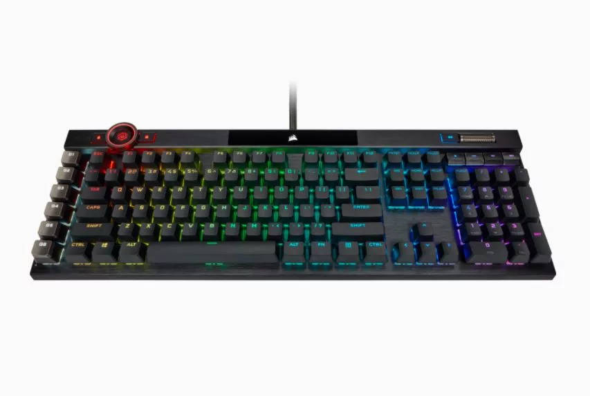 Corsair K100 RGB keyboard USB QWERTZ Dutch Black