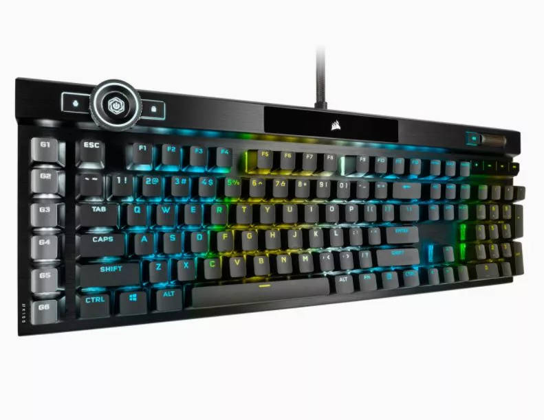 Corsair K100 RGB keyboard USB QWERTZ Dutch Black