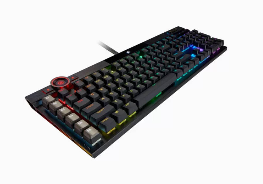 Corsair K100 RGB keyboard USB QWERTZ Dutch Black
