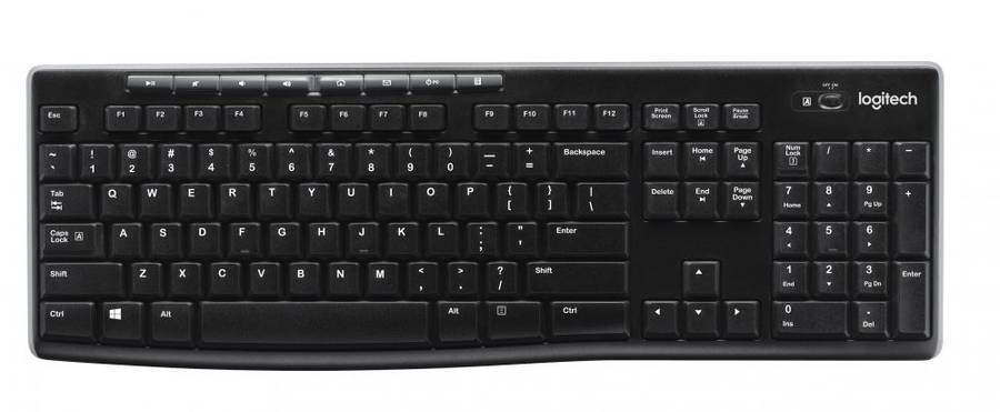 Logitech K270 keyboard RF Wireless QWERTY English Black