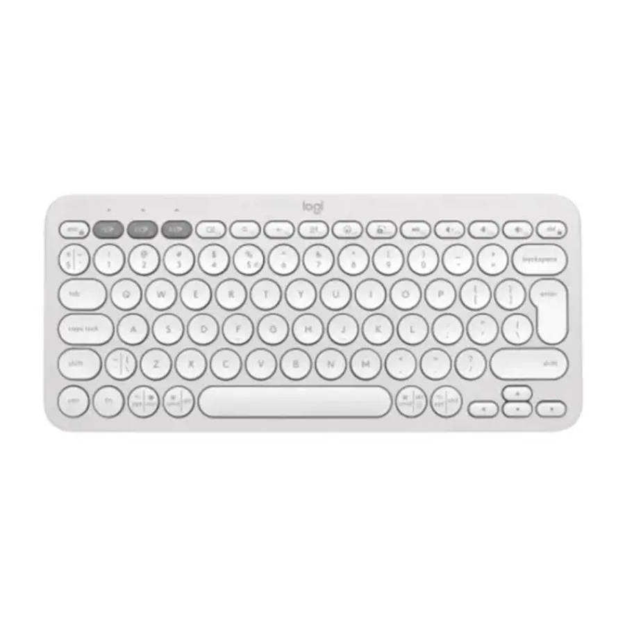 Logitech Pebble Keys 2 K380s Bluetooth Keyboard - White