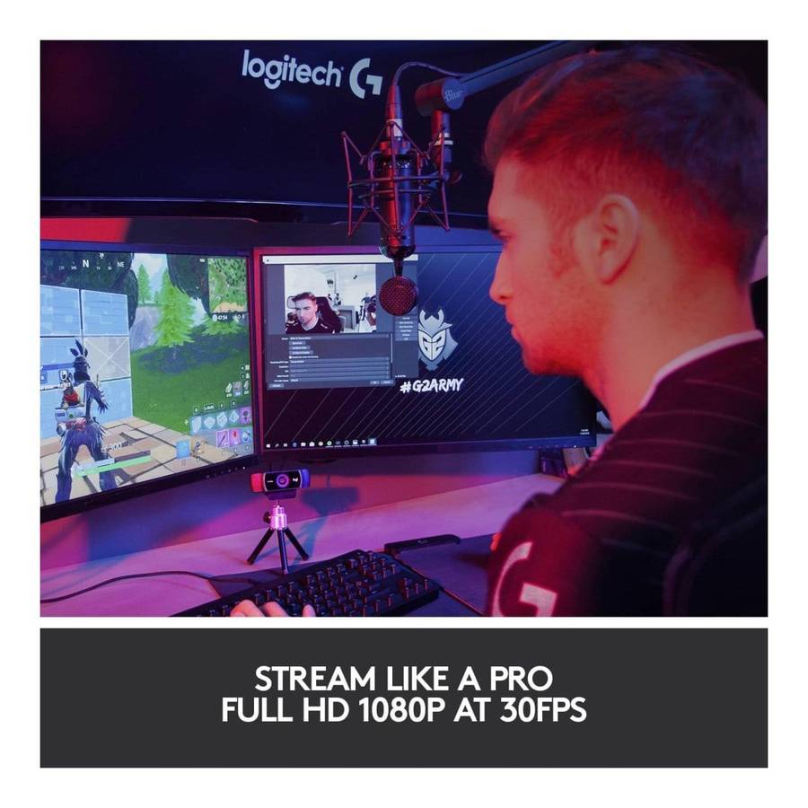 Logitech C922 Pro Stream FHD 1080P Webcam