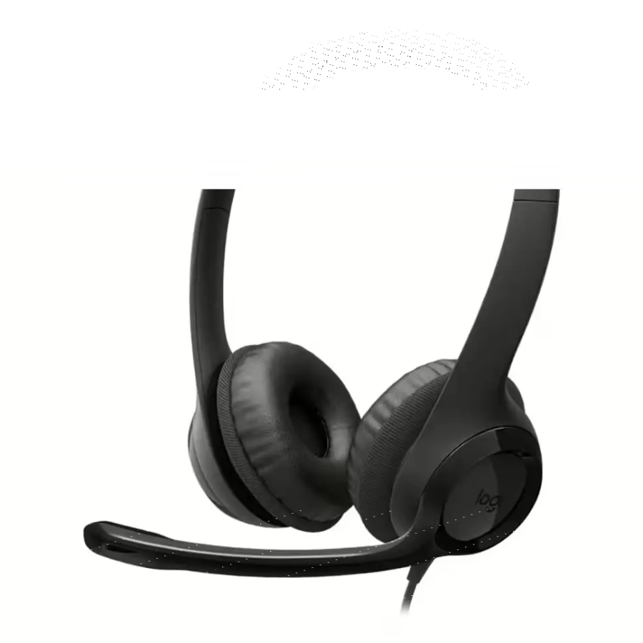 Logitech H390 USB-C Headset with Noise-Cancelling Mic Black