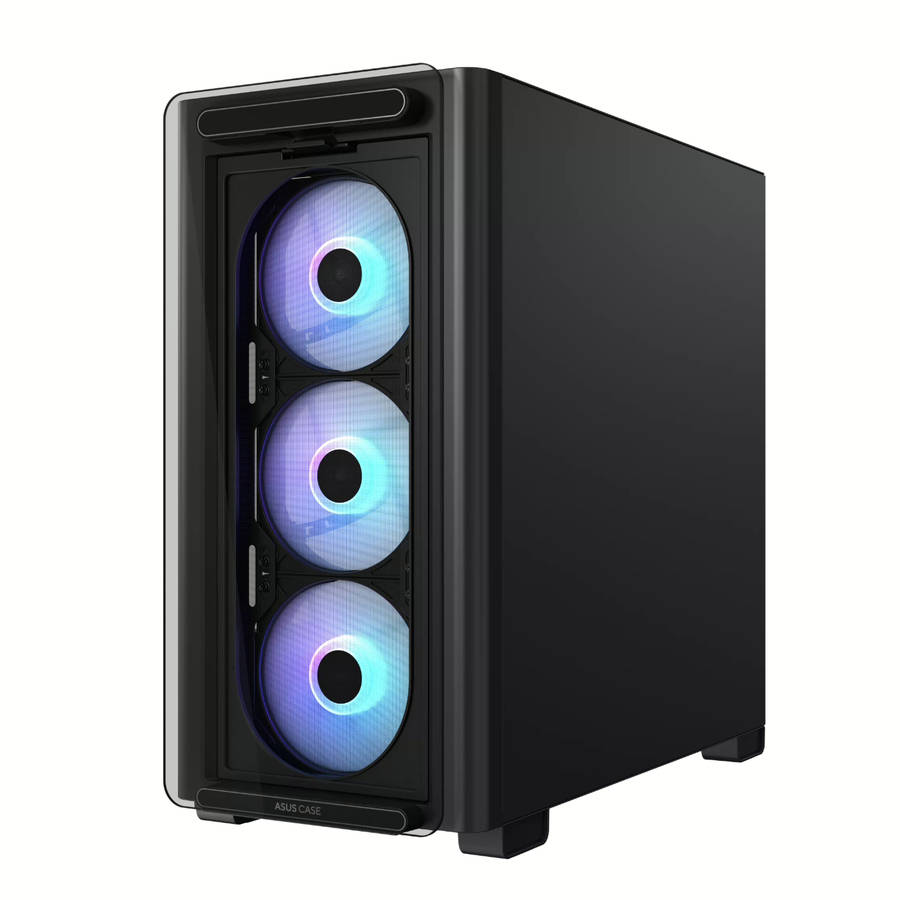 Asus A23 PLUS ARGB Micro-ATX Gaming Chassis - Black