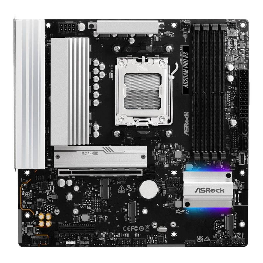 ASRock A620AM Pro RS AM5 M-ATX Motherboard