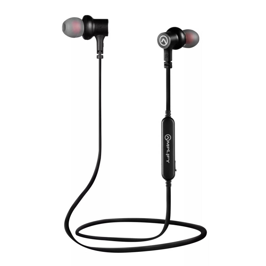 Amplify Blues Series Bluetooth Earphones - Solid Black