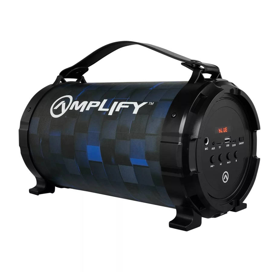 Amplify Thump Series Bluetooth Speaker -Black/Blue
