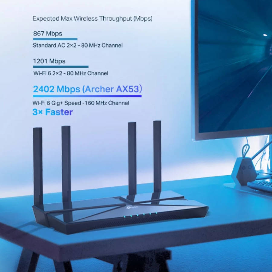 TP-Link AX3000 Dual-Band Wi-Fi 6 Router