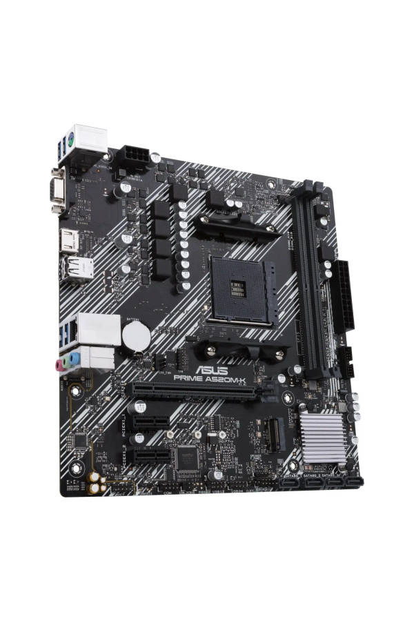 AMD A520 (Ryzen AM4) Micro ATX Motherboard with M.2 Support; 1 Gb Ethernet; HDMI/D-Sub; SATA 6 Gb...