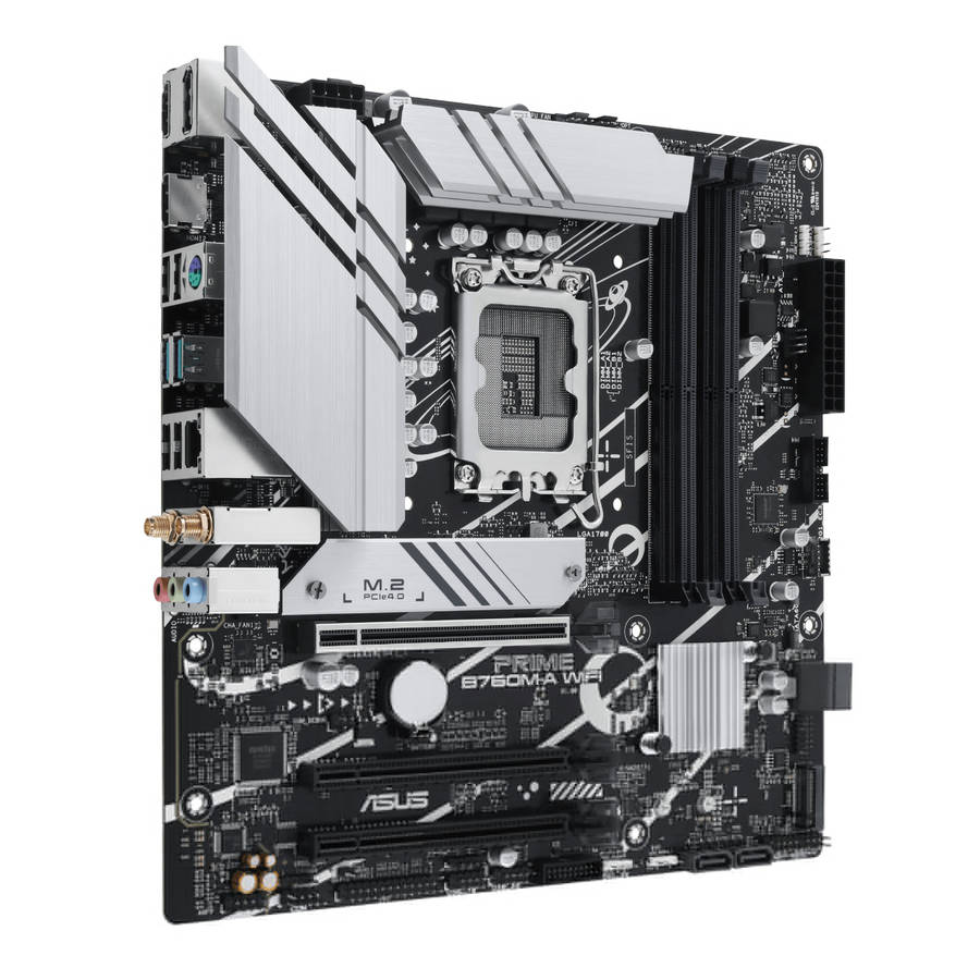 Asus PRIME B760M-A WIFI LGA1700 and Asus Prime LC 240 ARGB Liquid CPU Cooler Bundle
