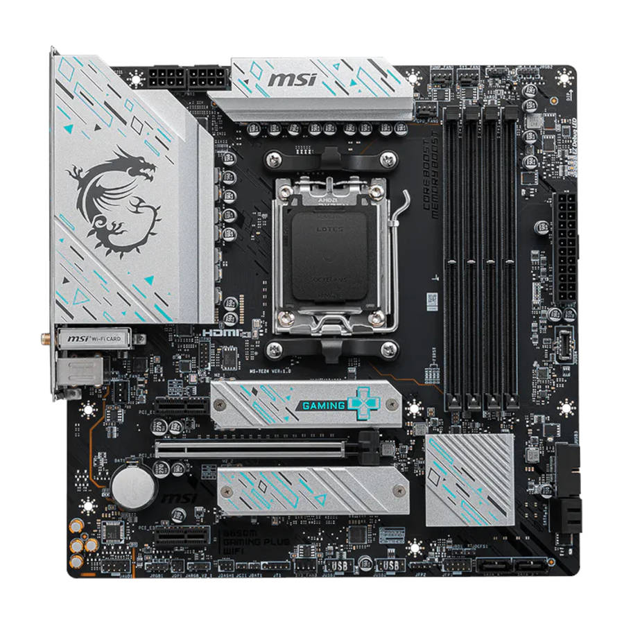 MSI B650M Gaming Plus WiFi AM5 M-ATX Gaming Motherboard