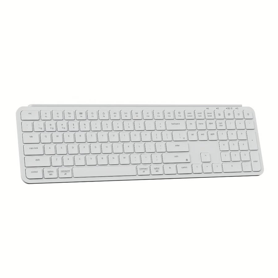 Keychron B6 Pro Ultra-Slim 100% Wireless Keyboard  Ivory White