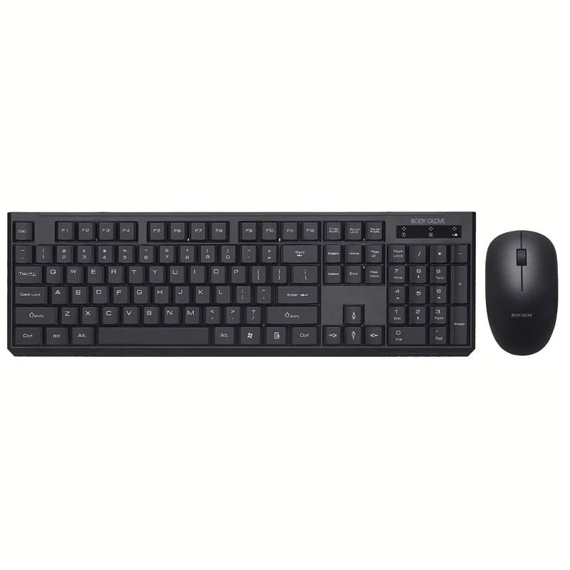 Body Glove Wireless Keyboard and Mouse Combo - Black