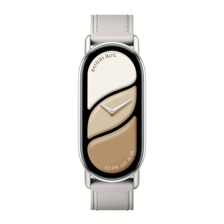 Xiaomi Smart Band 10 Leather Strap - Grey