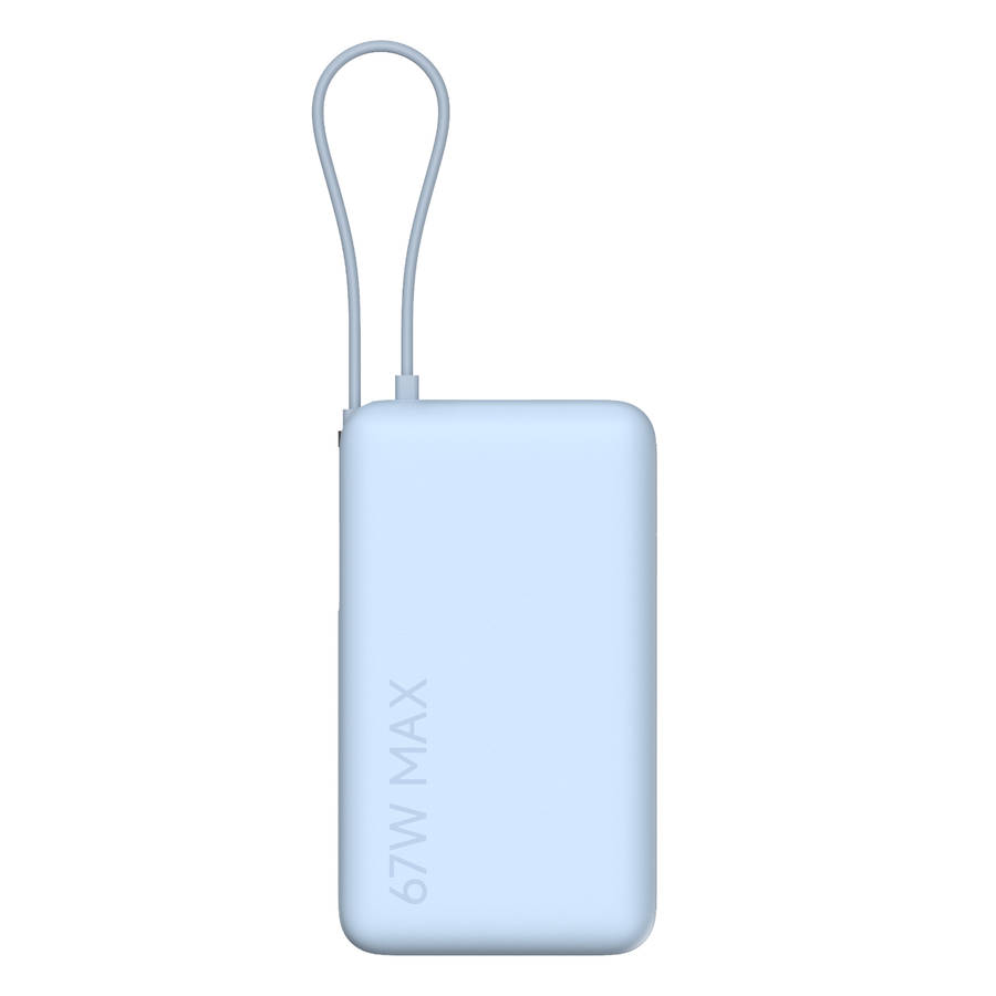 Xiaomi 67W Power Bank 10000mAh (Integrated Cable) - Ice Blue