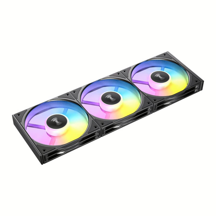 Antec Connect 120 Reverse ARGB PWM Fan 3 Pack - Black