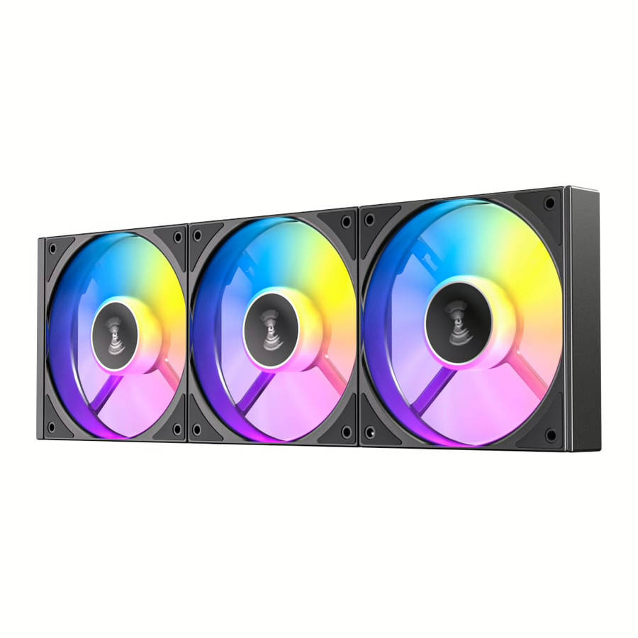 Antec Connect 120 Reverse ARGB PWM Fan 3 Pack - Black