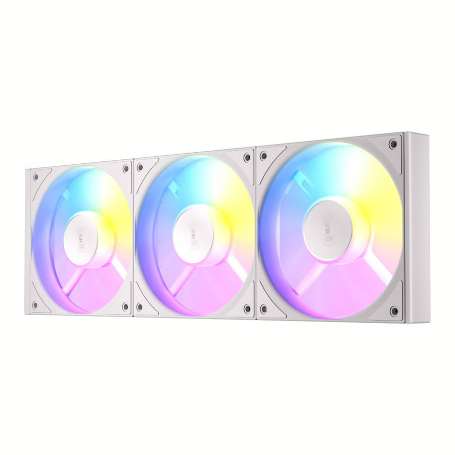 Antec Connect 120 Reverse ARGB PWM Fan 3 Pack  White