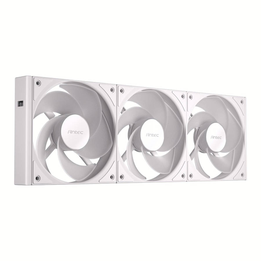 Antec Connect 120 Reverse ARGB PWM Fan 3 Pack  White