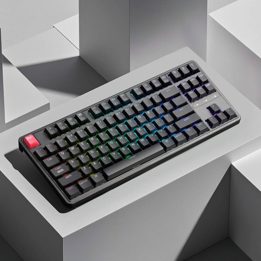 Keychron C3 Pro 80% 8K Super Banana Switch Hot-swappable RGB Wired Custom Mechanical Keyboard