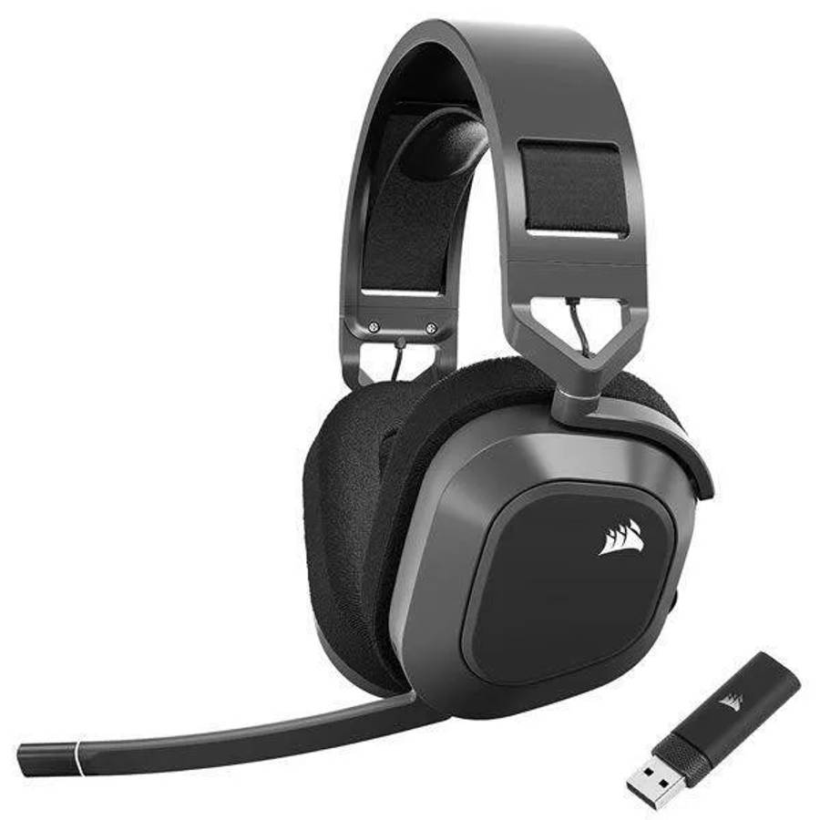 Corsair HS80 Max Wireless Gaming Headset - Steel Gray