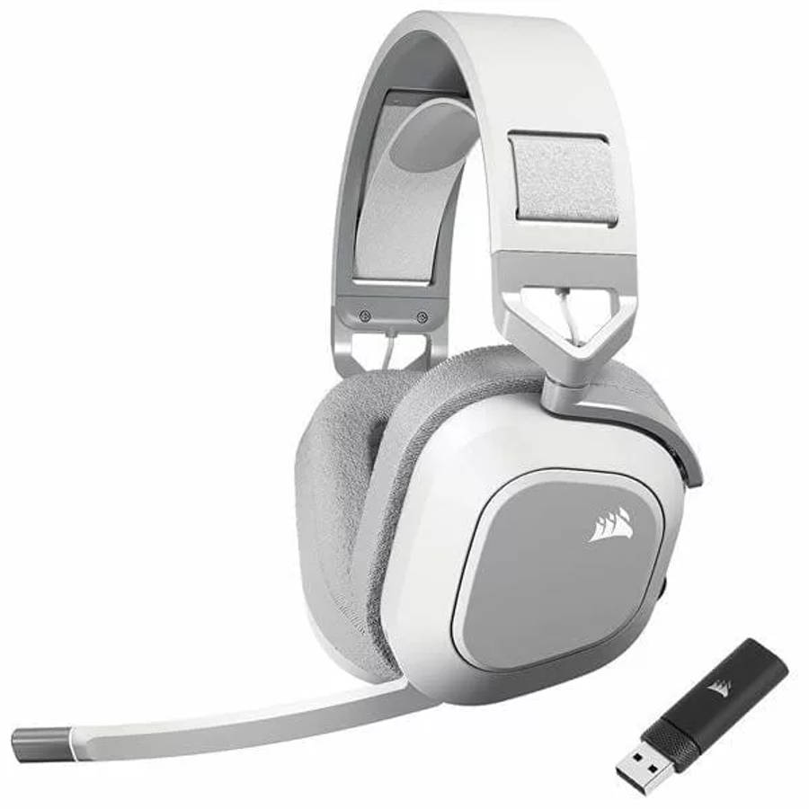 Corsair HS80 Max Wireless Gaming Headset - White