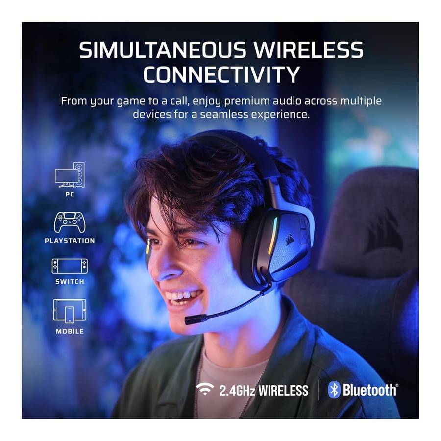 Corsair VOID v2 MAX Wireless Gaming Headset Carbon