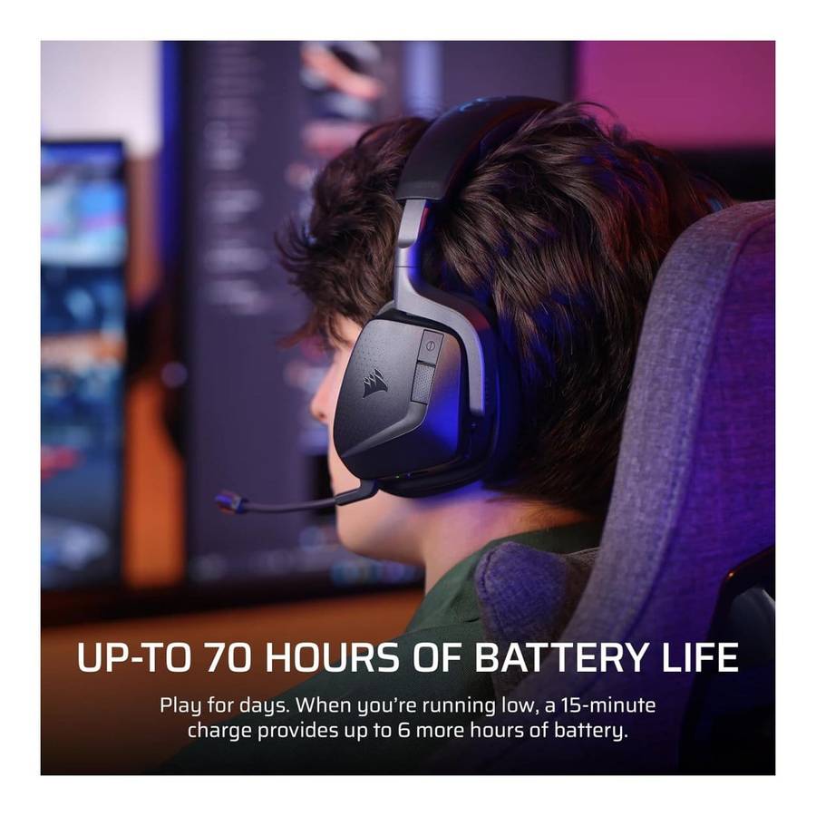 Corsair VOID v2 MAX Wireless Gaming Headset Carbon