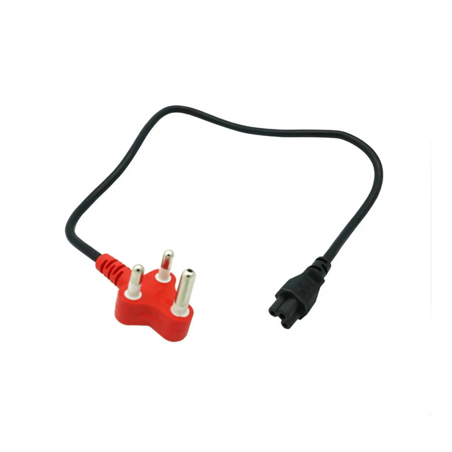Power Cord Clover Plug to Red Plug
