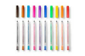 2009962 - Cricut Glitter Gel Rainbow Pen Set 10ct; 10 Glitter Gel Pens (0.8 mm) in Red; Orange; Y...