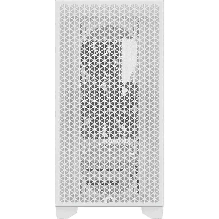 Corsair 3000D AirFlow Clear ATX Mid Tower PC Case - White