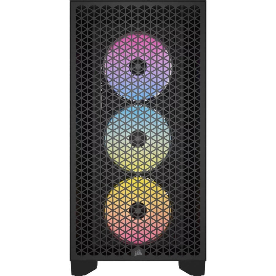 Corsair 3000D RGB AirFlow Dark ATX Mid Tower PC Case - Black
