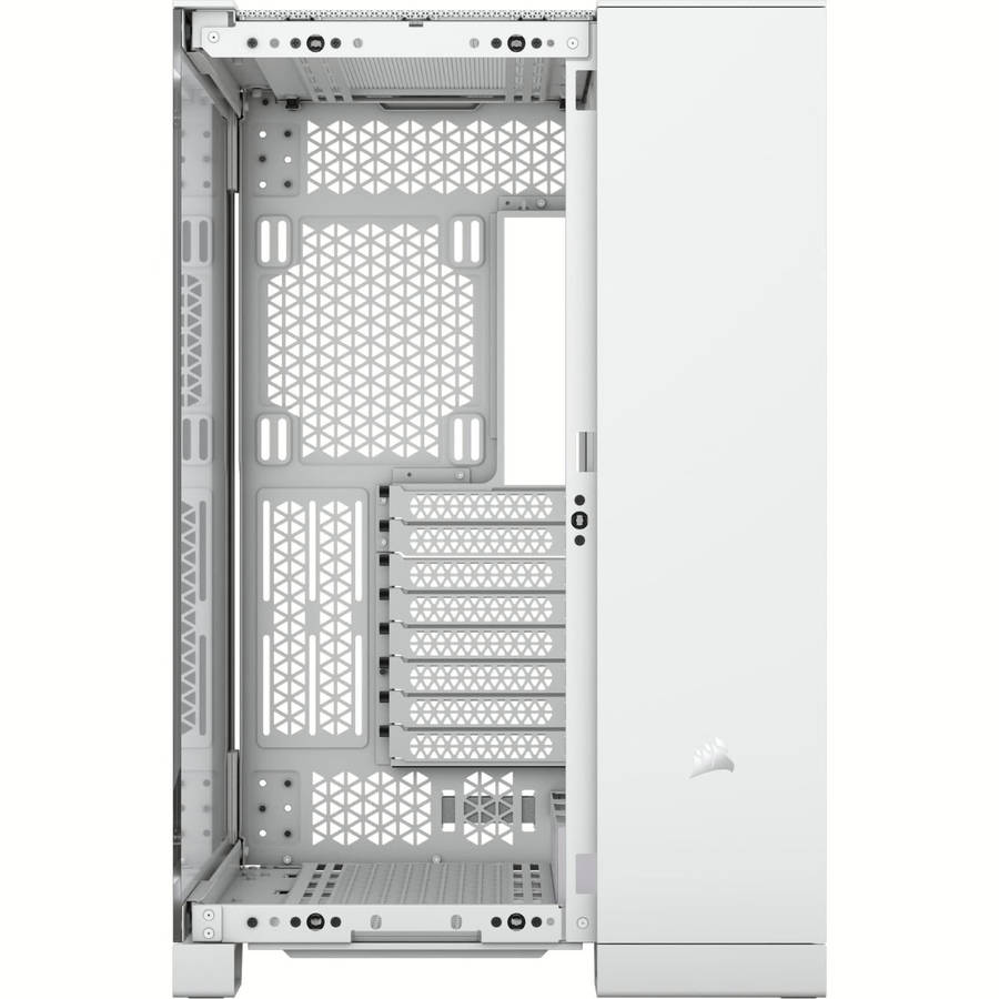 Corsair iCUE Link 6500X RGB Tempered Glass Steel ATX Mid-Tower Gaming PC Case - White