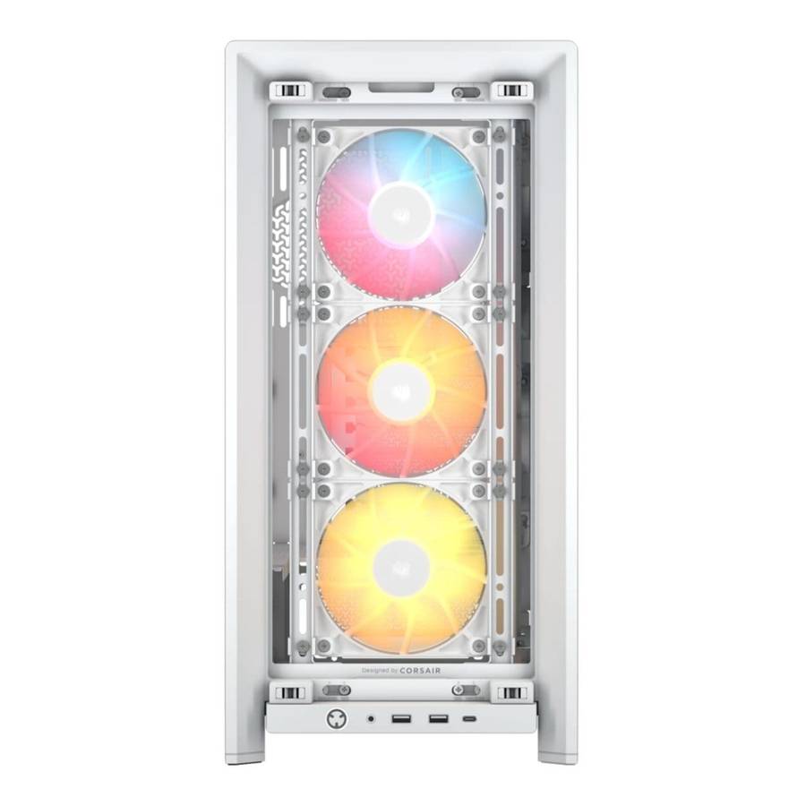 Corsair FRAME 4000D RS ARGB Modular Mid-Tower PC Case White