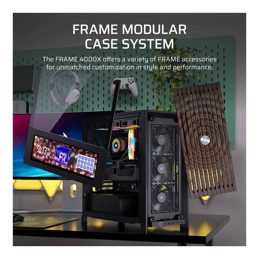 Corsair FRAME 4000X RS Mid-Tower PC Case Black